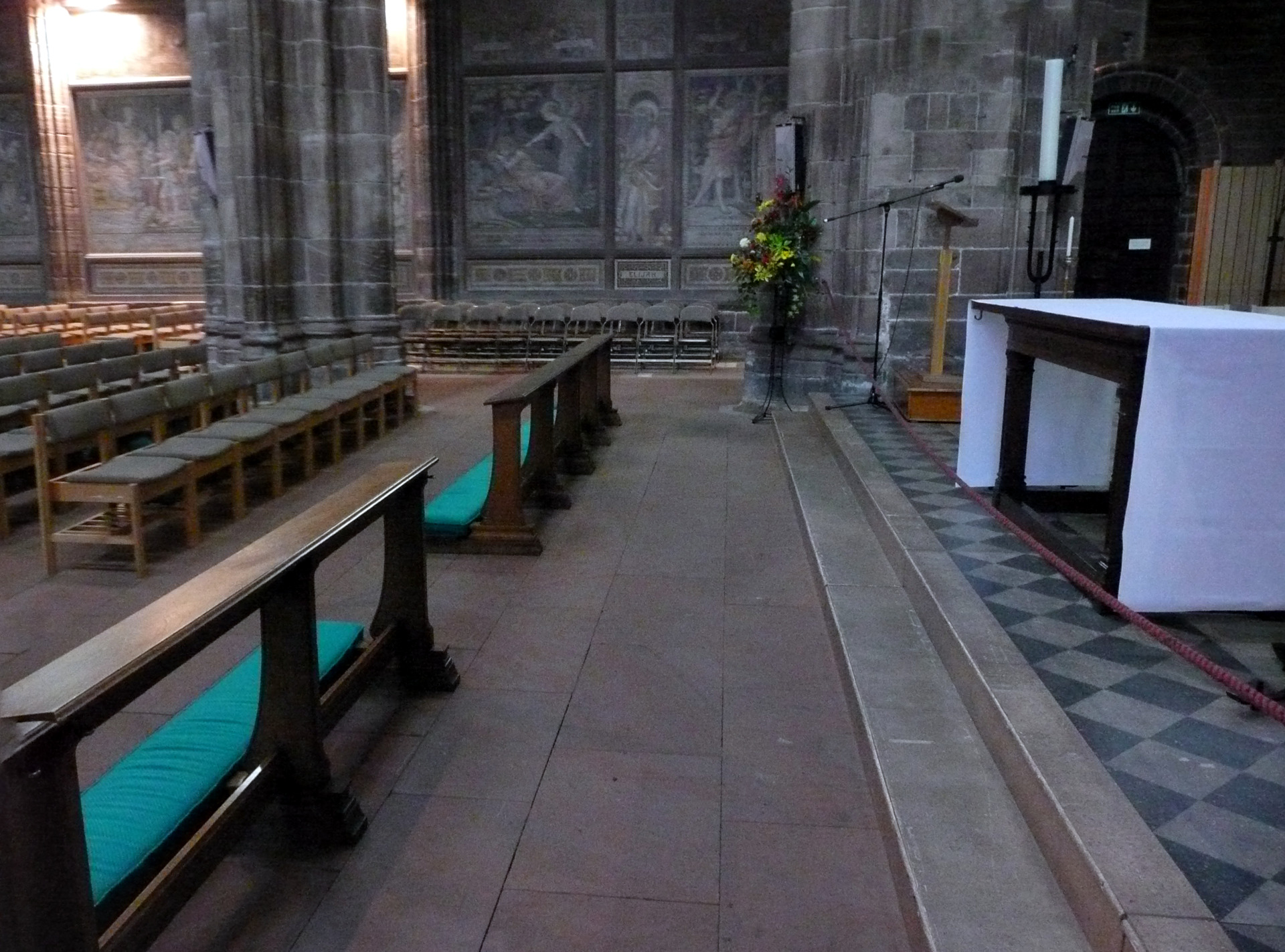 Chester Cathedral - front of pews.jpg